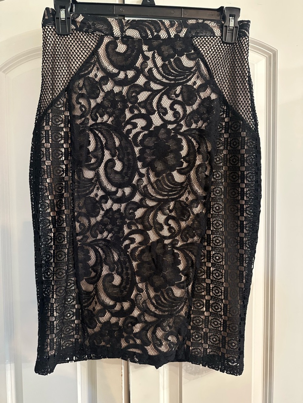 Mossimo Supply Co. Black Lace Pencil Skirt